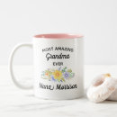 Search for flower watercolor mugs Grandmother