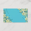 Recherche de fleurs jaunes cartes visite Motif de fleurs