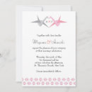 Recherche de grues invitations Origami