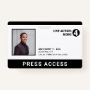 Search for press badges Simple