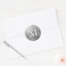 Search for silver monogram stickers Glam