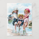 Recherche de fille de plage cartes postales Vintage