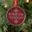 Search for knit ornaments Red