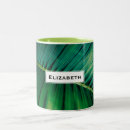 Search for green leaf mugs Exotic