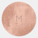 Search for copper monogram stickers Gold