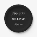 Search for mr and mrs wedding plates Script