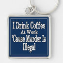 Search for coffee humour keychains Work