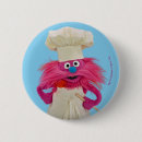 Search for cookie monster foodie truck buttons Children's television show