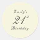 Search for 21st birthday stickers Twenty one
