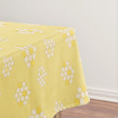 Search for elegant tablecloths Yellow