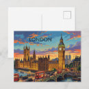 Recherche de vacances londres cartes postales Vintage