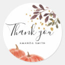 Search for thank you pumpkins stickers Watercolor