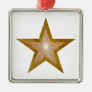 Search for gold star ornaments White