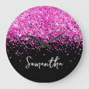 Search for pink glitter clocks Script