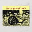 Recherche de escargot mignon cartes postales Courrier d'escargot