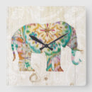 Recherche de elephant horloges Fleurs