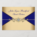 Recherche de royal blue 16ans anniversaire invitations Bleu