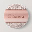 Search for metals buttons Bridesmaid