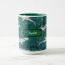 Search for blue shark mugs White