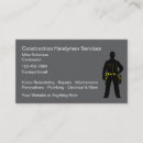 Search for contract business cards Handyman