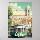 Search for lisbon travel posters Illustration