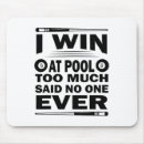 Search for rack mousepads I love billiards