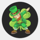 Search for leprechauns stickers Four leaf clover