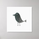 Search for crow bird crows birds canvas prints Black