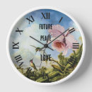 Recherche de paix vous horloges Fleur