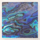 Search for paua shell coasters Iridescent