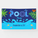 Search for pool party banners Modern