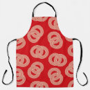 Search for red striped aprons Background