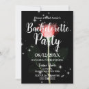 Search for flowers bachelorette party invitations Black