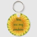 Search for you are my sunshine keychains Watercolor