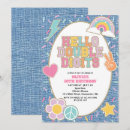 Search for double digits birthday invitations Retro