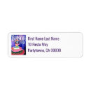 Search for out return address labels Halloween