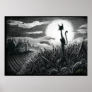 Recherche de chat clair lune art Halloween