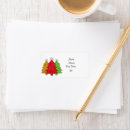 Search for red snowflake return address labels Minimalist