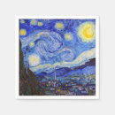 Search for starry night napkins Vincent