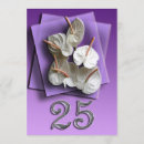 Search for silver wedding anniversary invitations Purple