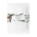 Search for christmas invitation belly bands Watercolor