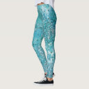 Recherche de mandala leggings Bleu