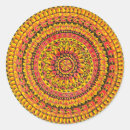 Search for orange mandala stickers Yoga
