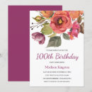 Search for autumn birthday invitations Flowers