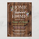 Search for new home sweet home invitations Rustic