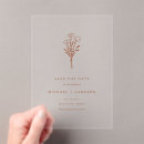 Search for terracotta save the dates Minimalist