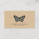 Recherche de papillon vintage cartes visite Maquillage