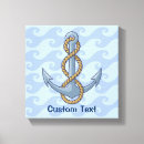 Search for anchor canvas prints Navy