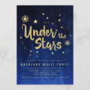 Search for movie party invitations Under the stars