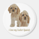 Recherche de de cocker refrigérateur magnets Animaux
